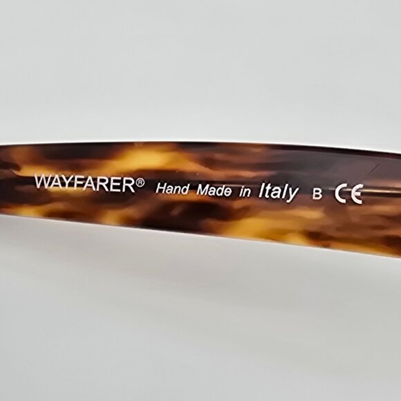 Ray-Ban RB2140 954 Original Wayfarer Classic Striped Havana Sunglasses Frame - Picture 8 of 12